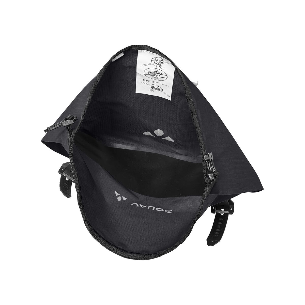 Bolsa de manillar VAUDE AQUA BOX LIGHT 4 L Negro