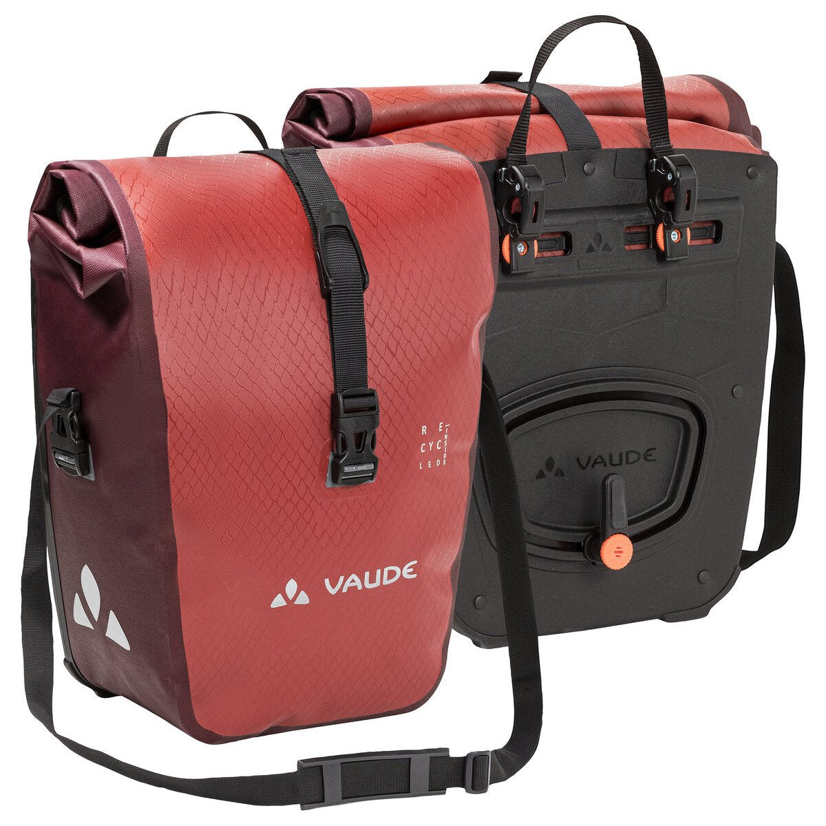 Par de maletas VAUDE AQUA FRONT 28 L Rojo