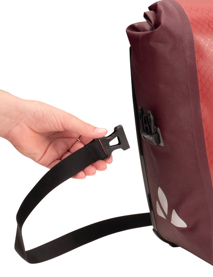Par de Alforjas de Portaequipajes VAUDE AQUA FRONT 28 L Rojo