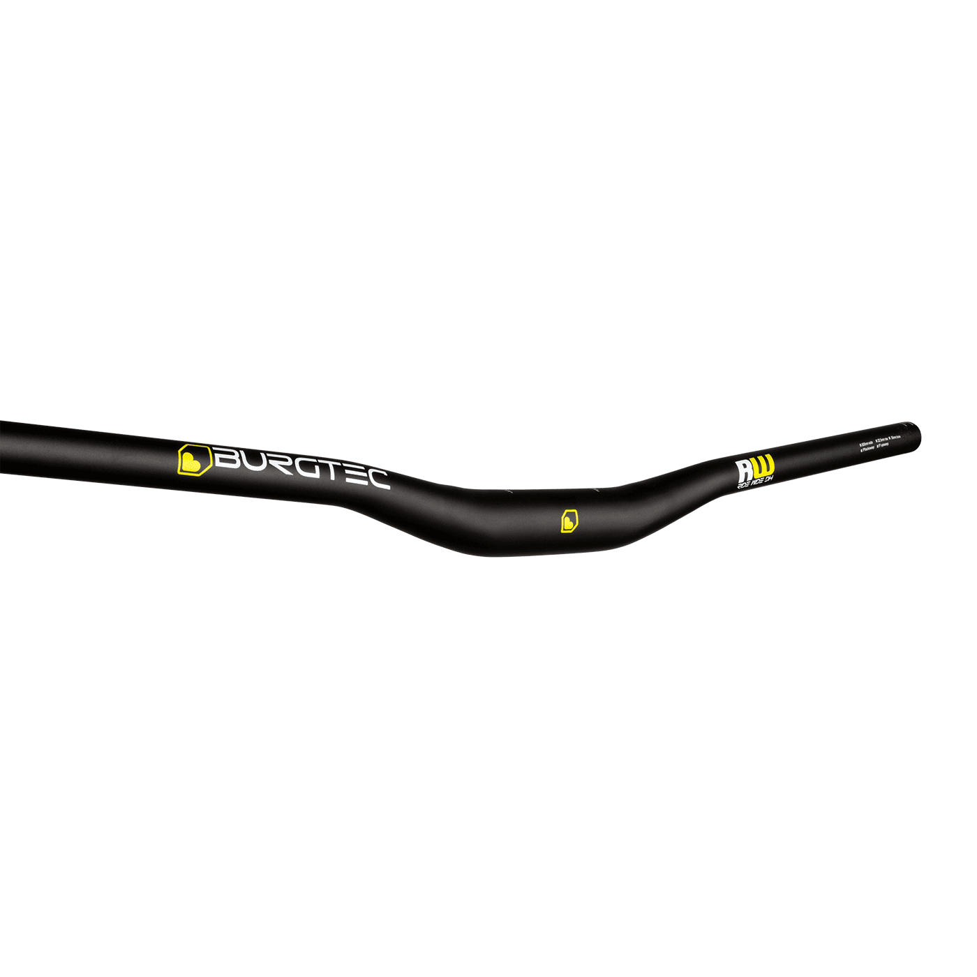 BURGTEC RIDE WIDE DH Rise Hanger 22.5mm 800mm Negro