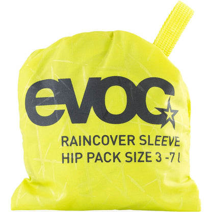 Funda de Lluvia EVOC RAINCOVER SLEEVE para Bolsa de Riñonera HIP PACK Amarillo