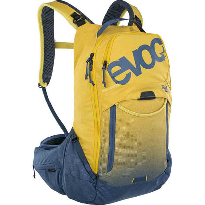 Mochila con Respaldo EVOC TRAIL PRO 16L Amarillo/Azul