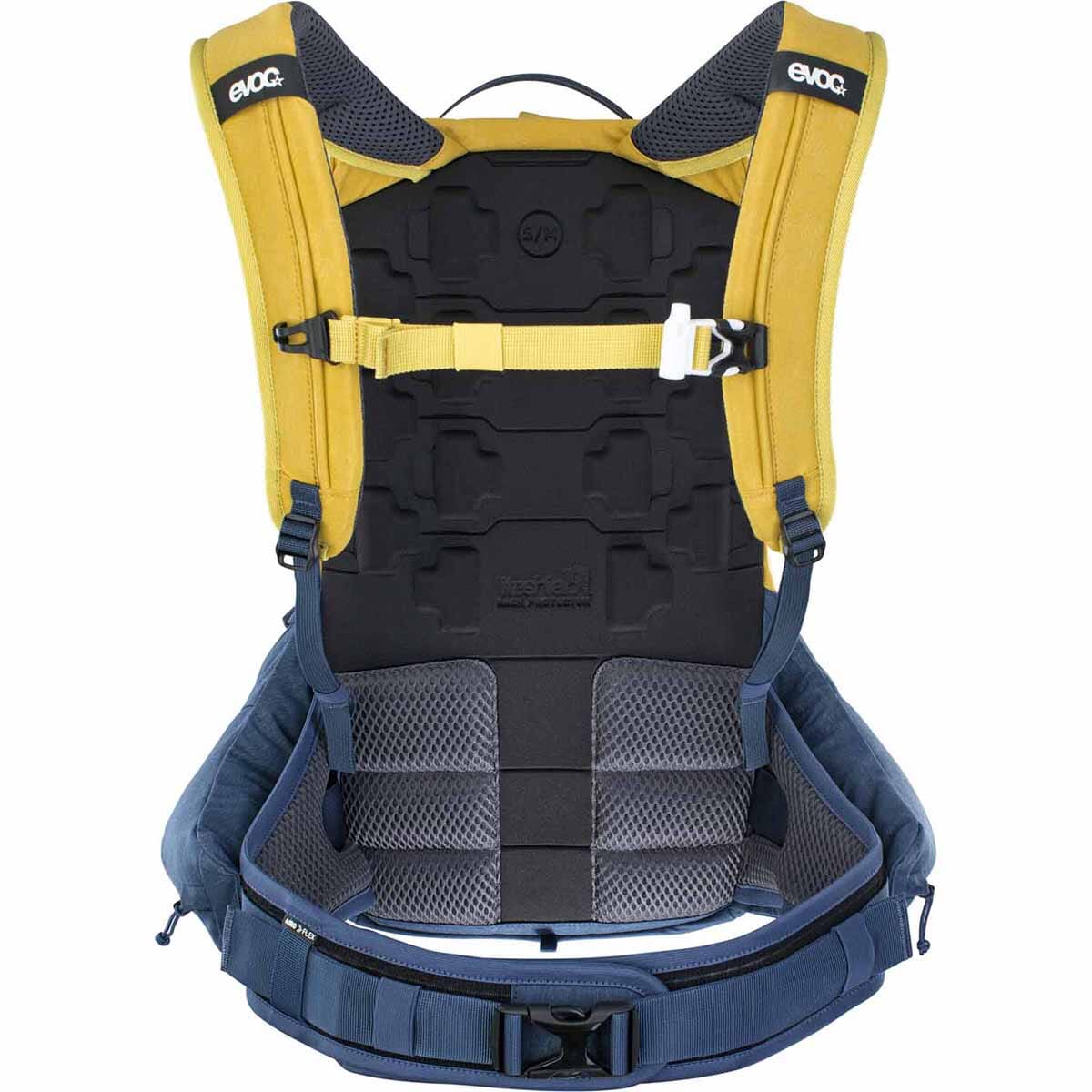 Sac à Dos avec Dorsale EVOC TRAIL PRO 16L Jaune/Bleu