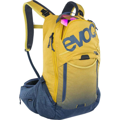 Mochila con Respaldo EVOC TRAIL PRO 16L Amarillo/Azul