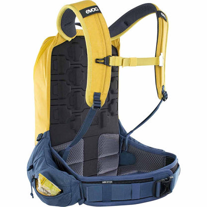 Mochila con Respaldo EVOC TRAIL PRO 16L Amarillo/Azul