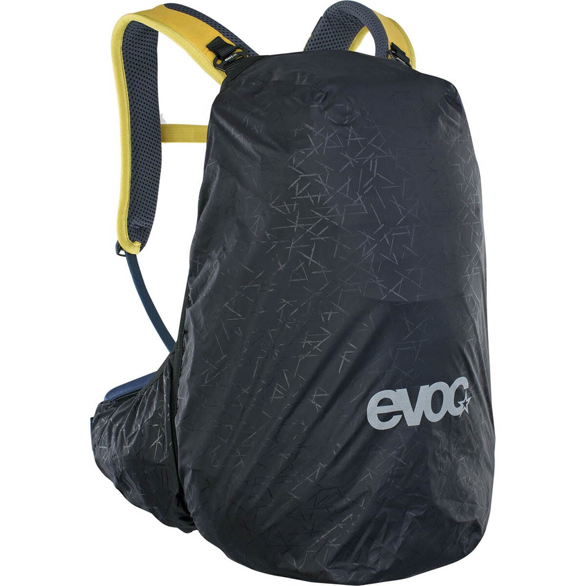 Sac à Dos avec Dorsale EVOC TRAIL PRO 16L Jaune/Bleu