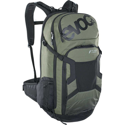 Mochila con Protección Dorsal EVOC FR TOUR E-RIDE 30L Caqui