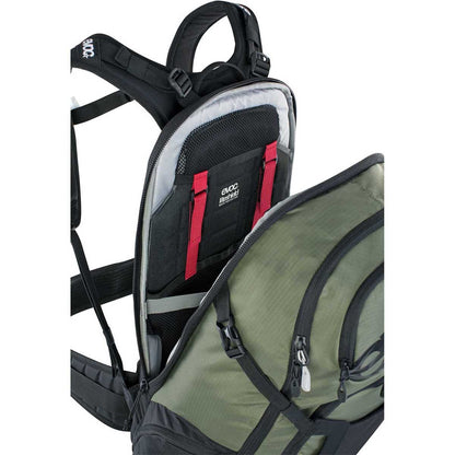 Mochila con Protección Dorsal EVOC FR TOUR E-RIDE 30L Caqui