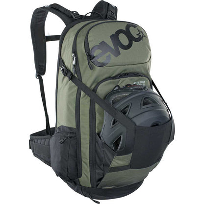 Mochila con Protección Dorsal EVOC FR TOUR E-RIDE 30L Caqui