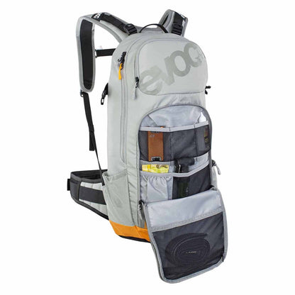 Mochila con Protección Dorsal EVOC FR ENDURO E-RIDE 16L Gris/Naranja