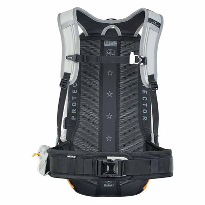 Mochila con Protección Dorsal EVOC FR ENDURO E-RIDE 16L Gris/Naranja