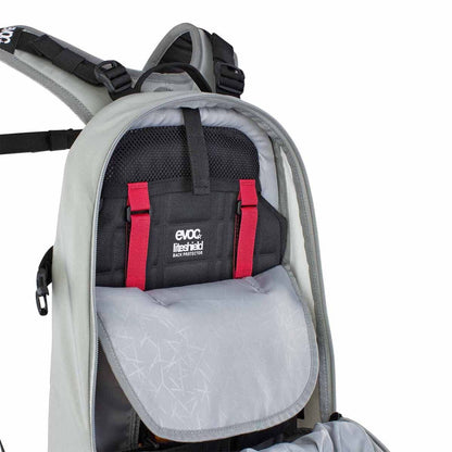 Mochila con Protección Dorsal EVOC FR ENDURO E-RIDE 16L Gris/Naranja