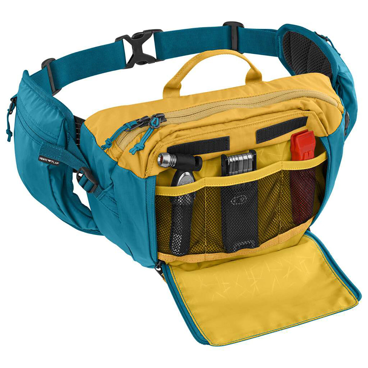 EVOC HIP PACK Bolsa Banana 3L Azul/Amarillo