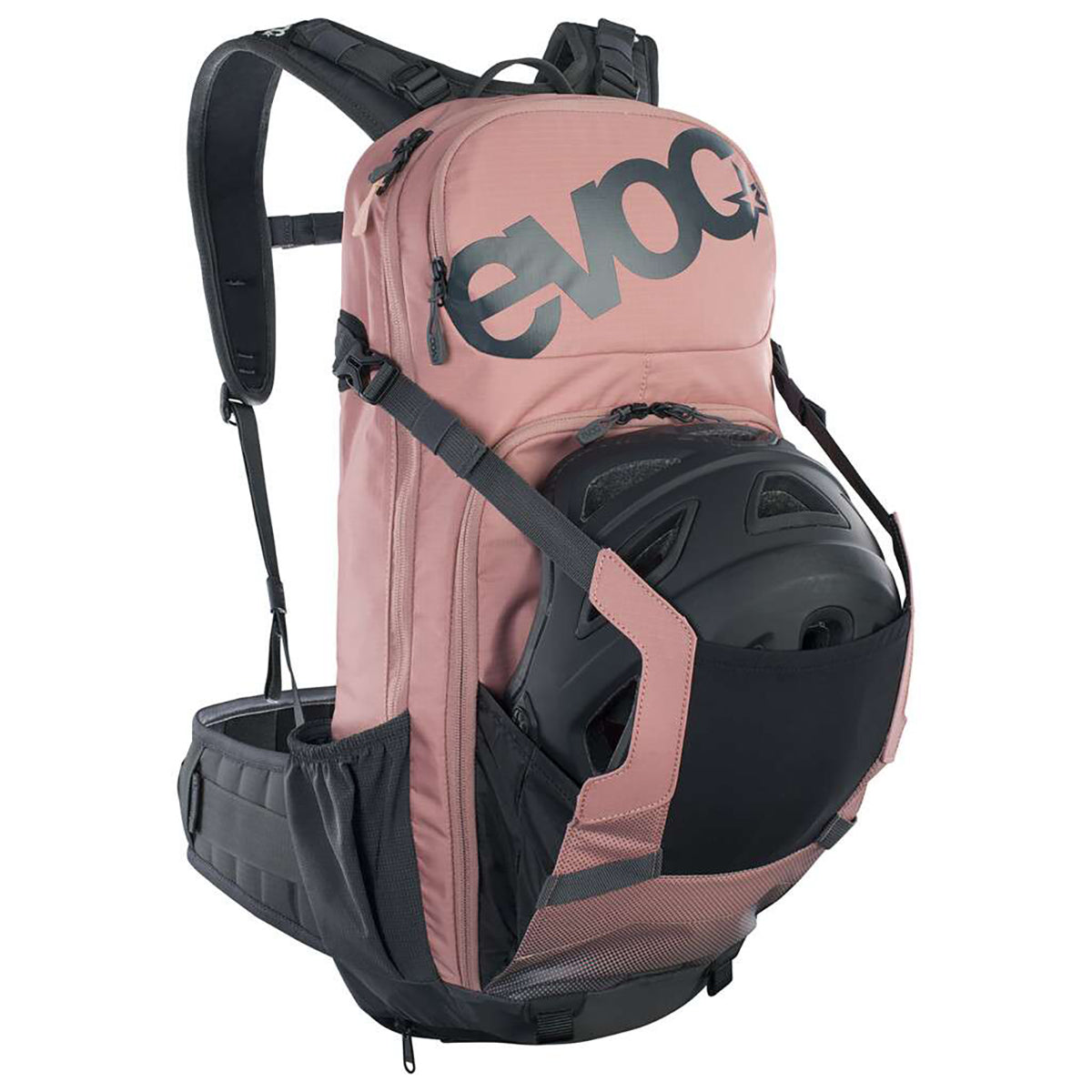 Mochila EVOC PROTECTOR FR ENDURO 16 con Protección Dorsal Integral Rosa