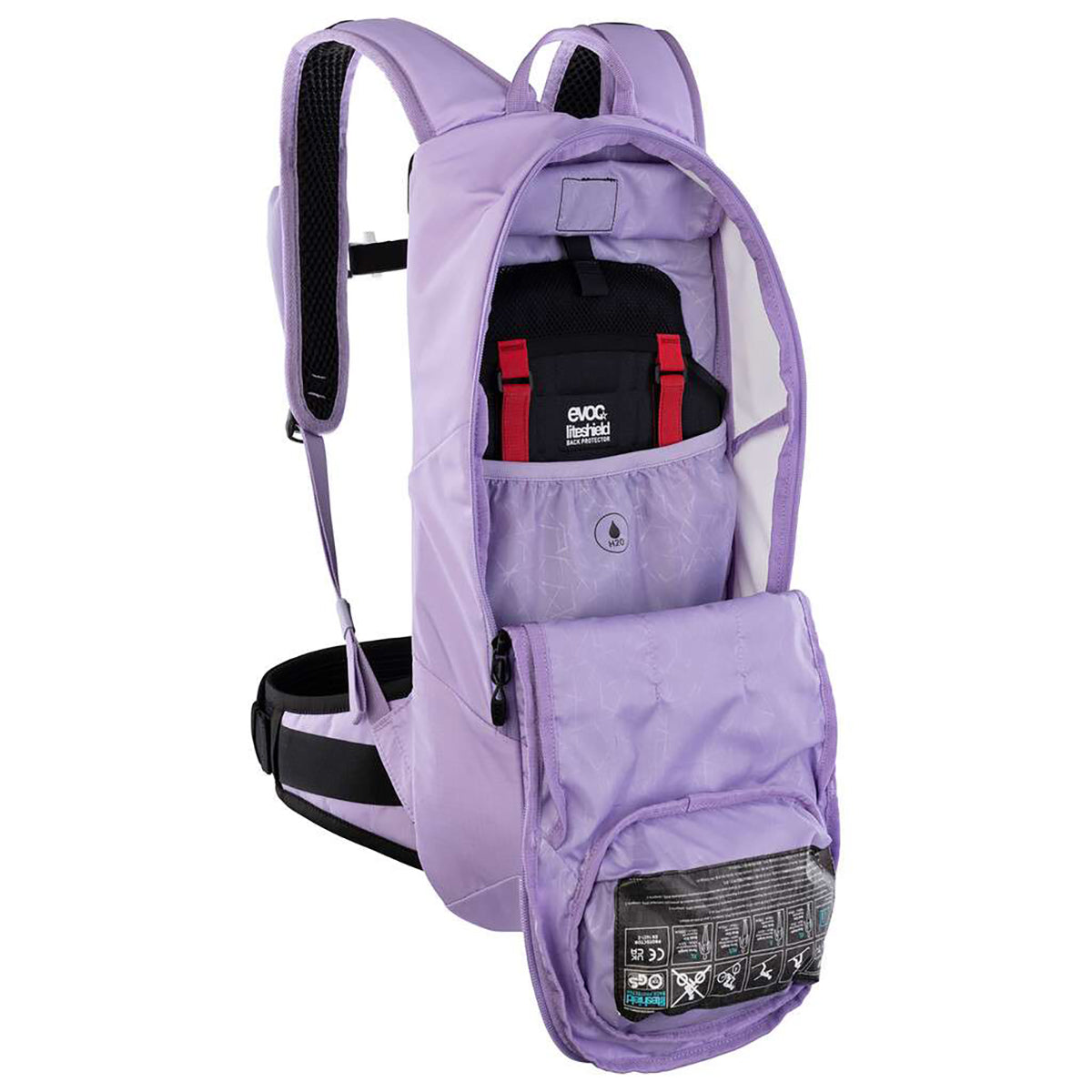 Mochila con Dorsal EVOC FR LITE RACE 10 Rosa