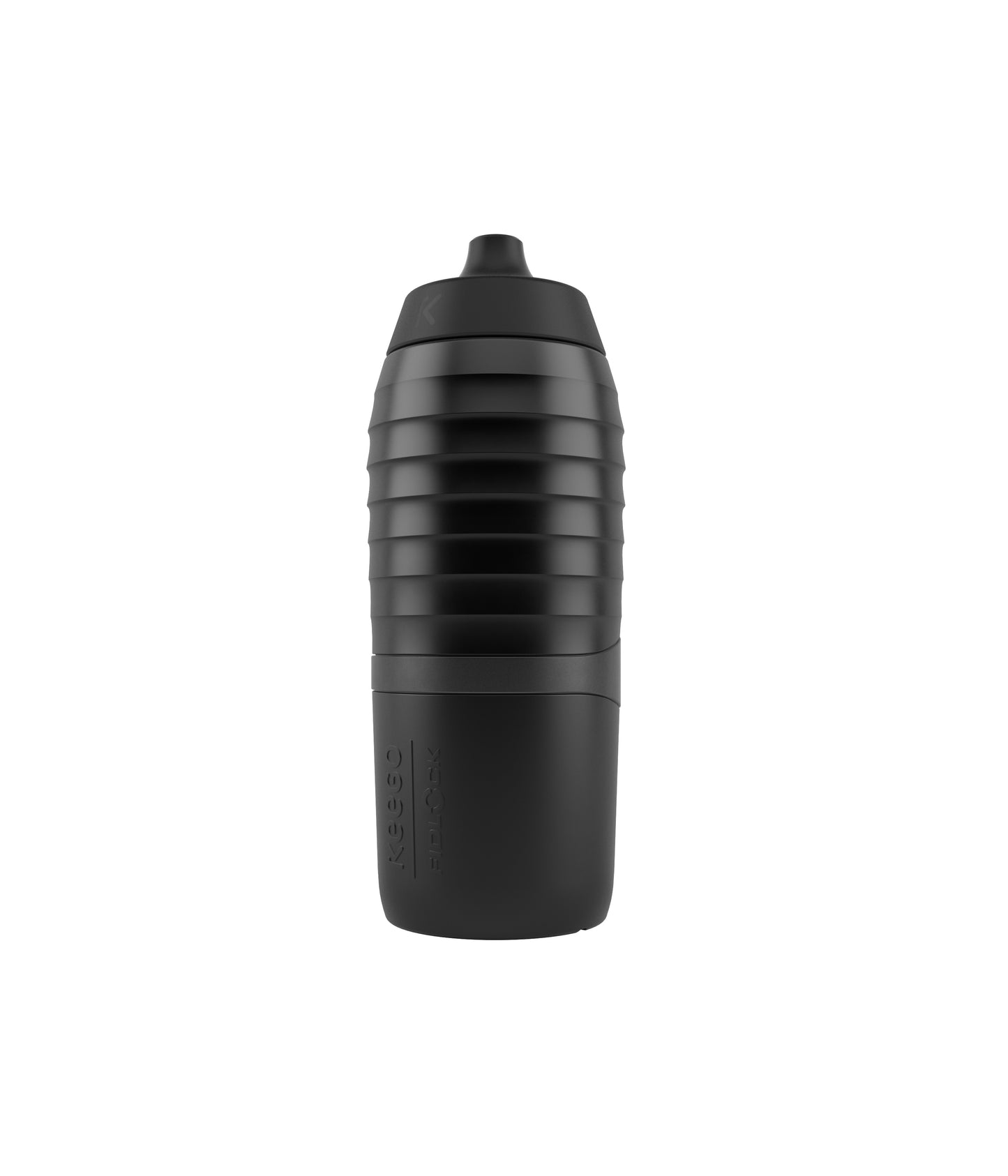 Kit portabidón y portabidón FIDLOCK TWIST X KEEGO Magnetic System 600 ml Negro