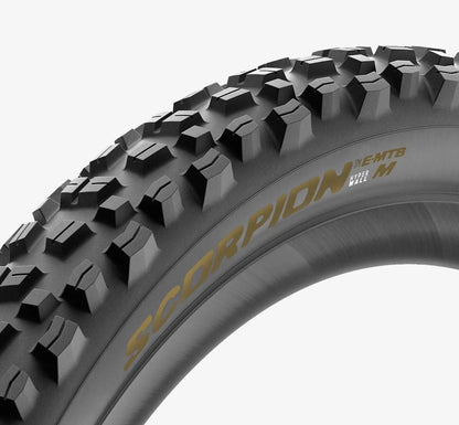 Neumático PIRELLI SCORPION E-MTB M 29x2.6 Tubeless Ready Flexible Negro/Oro 4355600