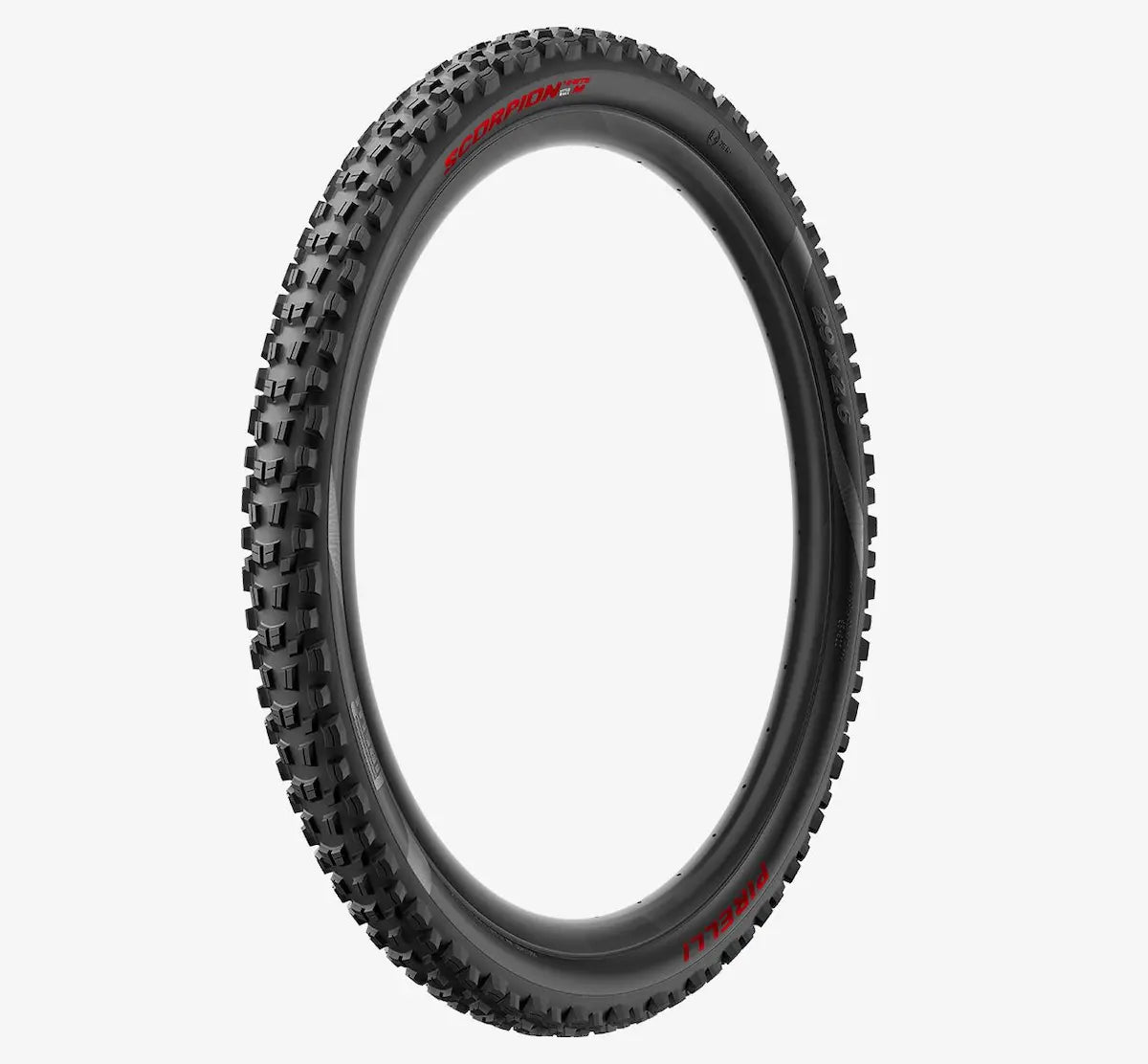 Neumático PIRELLI SCORPION E-MTB M 29x2.6 Tubeless Ready Soft Negro/Rojo 4355700