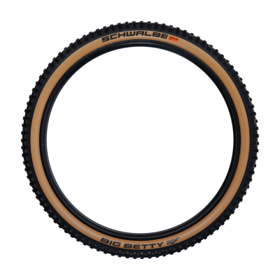 Neumático SCHWALBE BIG BETTY 27.5x2.40 ADDIX SOFT SUPERGRAVITY Tubeless Ready Flexible Negro/Marrón