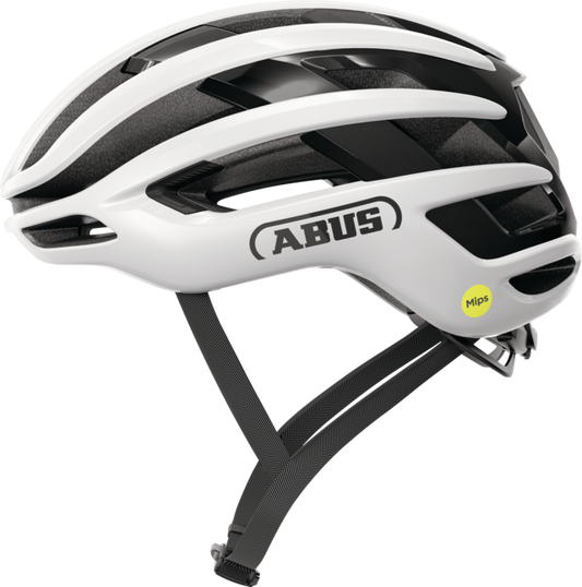 Casco de carretera ABUS AIRBREAKER 2.0 MIPS Blanco Brillante