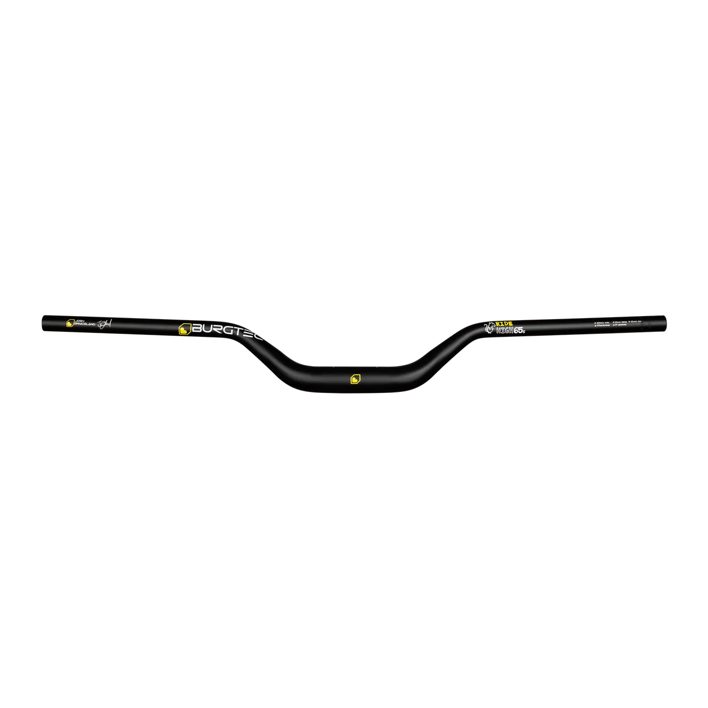 BURGTEC RIDE HIGH JOSH BRYCELAND SIGNATURE Manillar Rise 65mm 800mm Negro
