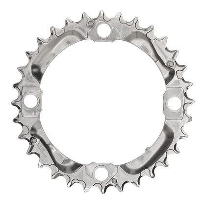 Plato Intermedio SHIMANO DEORE M530 9V 4 Agujeros 104 mm Plata