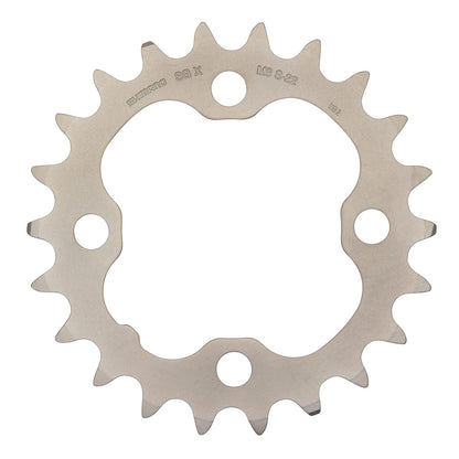 Plato Interior SHIMANO DEORE M590 9V 4 Agujeros 64 mm Plata