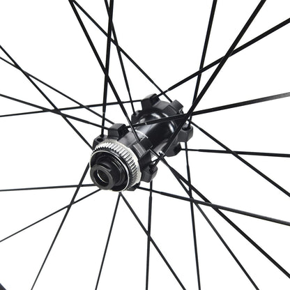 Rueda Delantera SHIMANO RS370 con Neumáticos Tubeless Ready