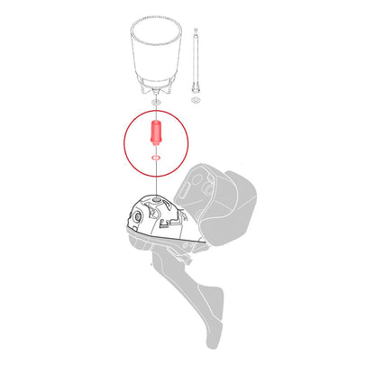 Adaptador Embudo y Junta de Purga Frenos de Carretera SHIMANO #Y0C698050