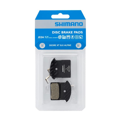 Pastillas Orgánicas Ventiladas SHIMANO J03A 2 Pistones XTR / XT / SLX / DEORE