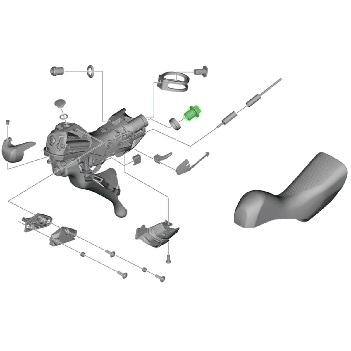 SHIMANO SM-BH90 Tornillo de conexión del latiguillo de freno