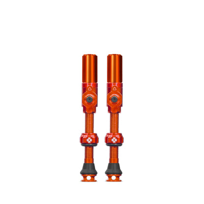 Válvulas Tubeless MUC-OFF Big Bore Hybrid (Schrader) Large Naranja