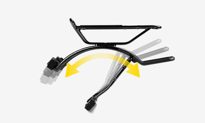 Portaequipajes para MTB TOPEAK TETRARACK M2 HD Negro