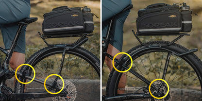 Portaequipajes para MTB TOPEAK TETRARACK M2 HD Negro