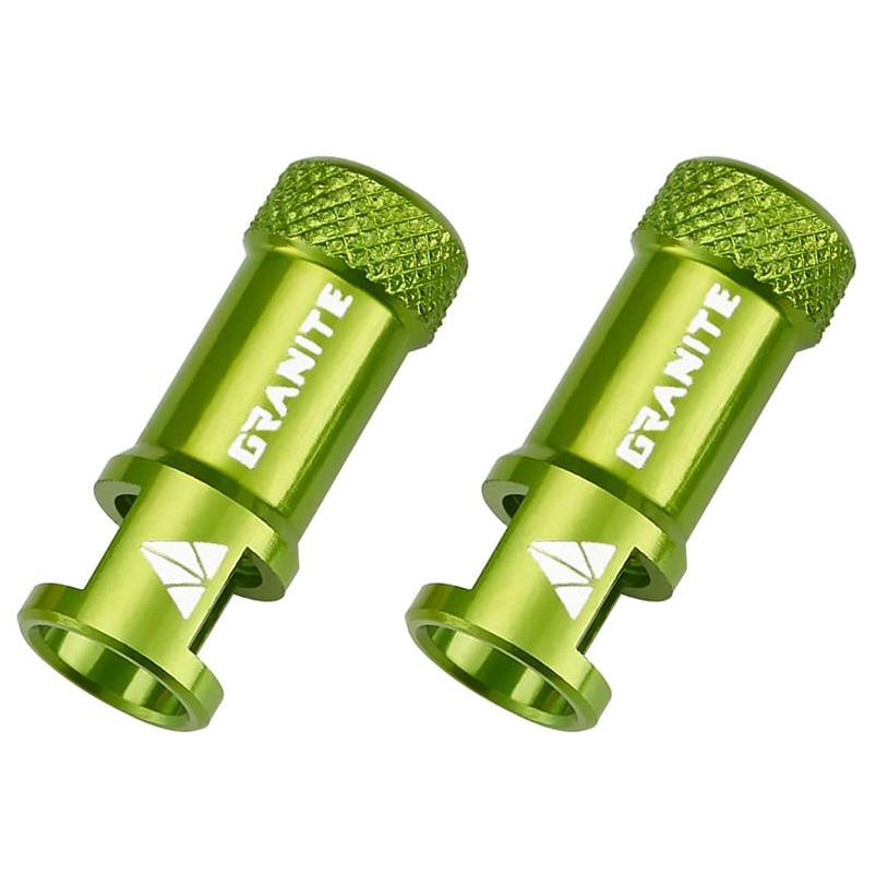 TAPÓN DE VÁLVULA DE DISEÑO GRANITO JUICY NIPPLE Remover (x2) Verde