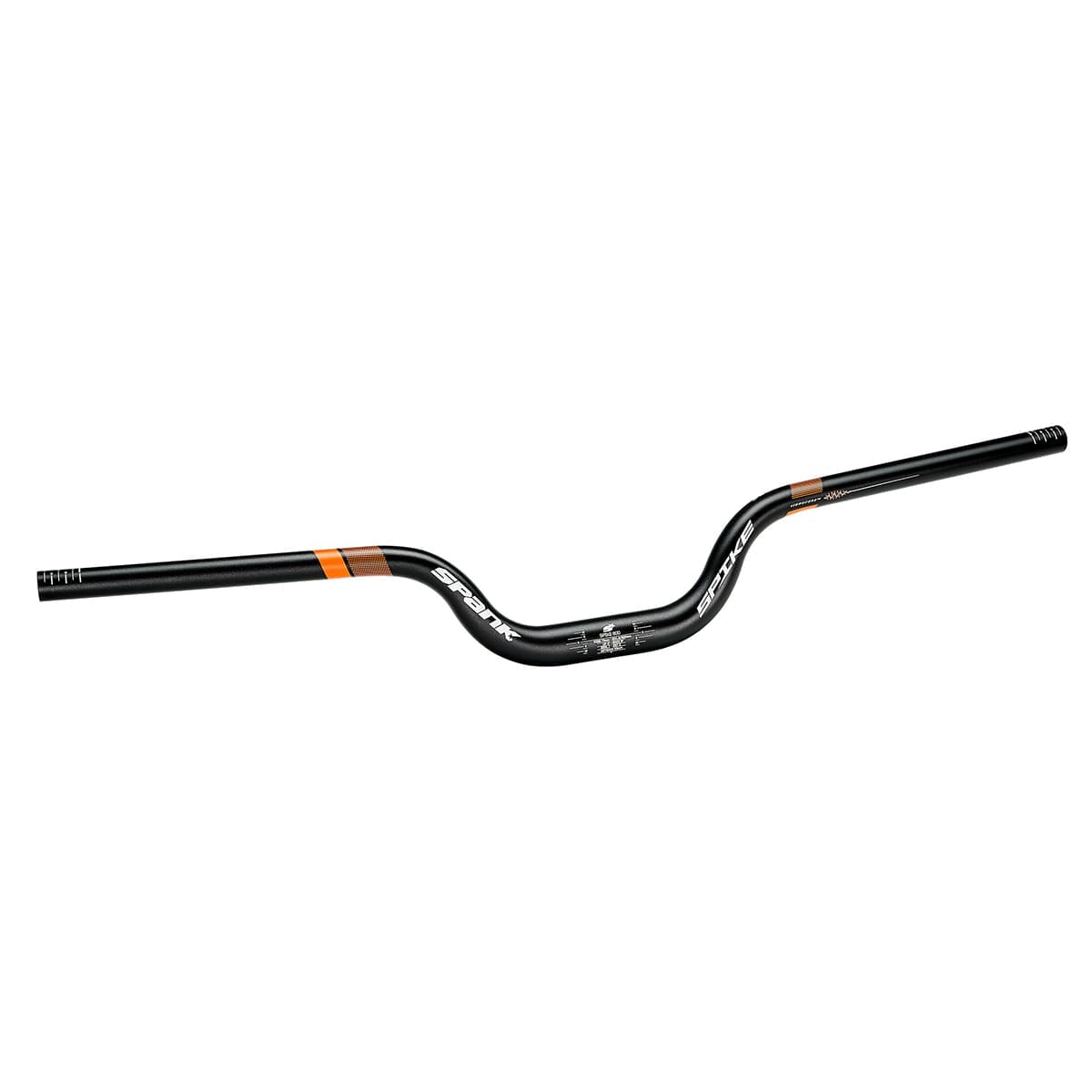 Cintre SPANK SPIKE 800 RACE VIBROCORE Rise 75 mm 31,8/800 mm Noir / Orange