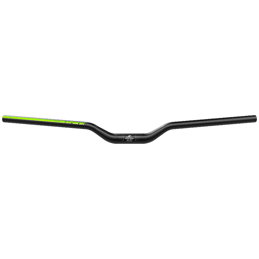 Percha SPANK SPOON 35 Rise 40mm 800mm Negro/Verde