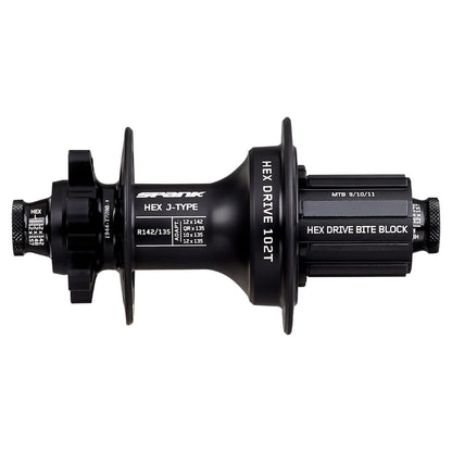 Buje Trasero SPANK HEX DRIVE 102T 12x135/142 mm