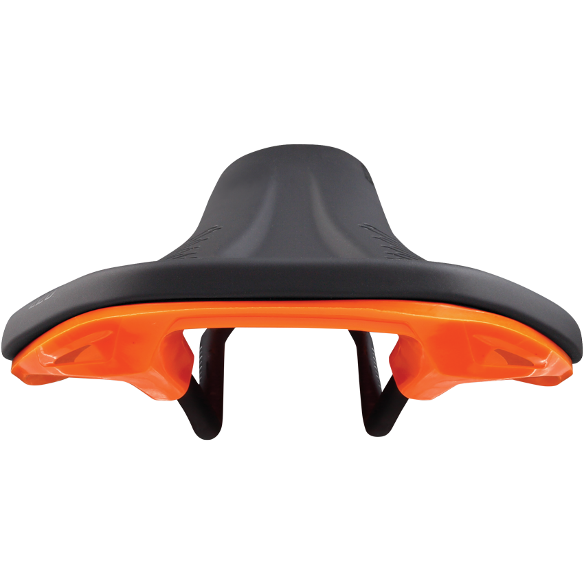 SPANK OOZY 220 Sillín 144mm CrN/Ti Rails Naranja