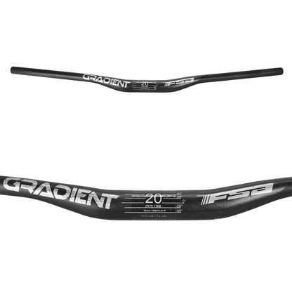 Manillar FSA GRADIENT Carbono Rise 20mm 35/800mm Negro