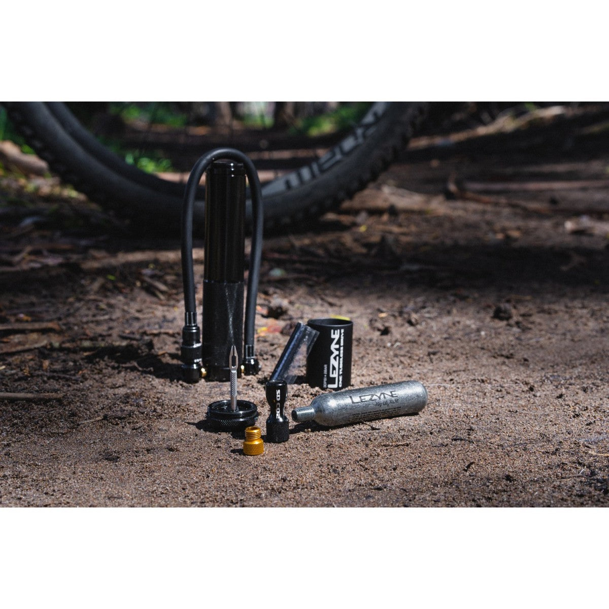 LEZYNE CNC TUBELESS DRIVE Bomba de mano Negra