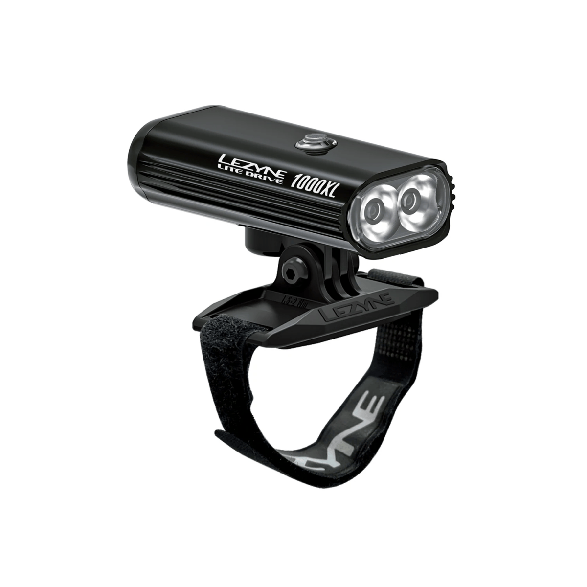 CASCO LEZYNE LITE DRIVE 1000XL luz frontal Negro