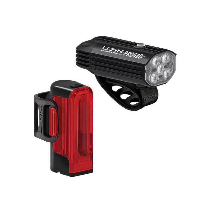 LEZYNE FUSION DRIVE PRO 600+ / STRIP DRIVE 300+ luces delanteras y traseras