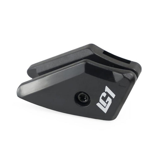 Guía inferior para E-THIRTEEN LG1 Gen 2/LG1/LG1+/LG1 Guía de cadena de competición Negro #CGS20.SLDR.LWR.K