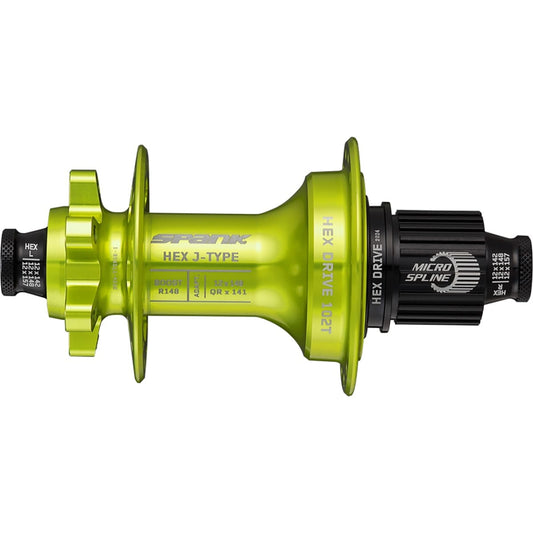 Moyeu Arrière SPANK HEX DRIVE 102T 12x148 mm Boost E-Plus Vert