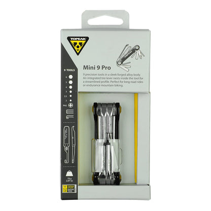Multiherramienta TOPEAK MINI PRO Negro (9 Herramientas)