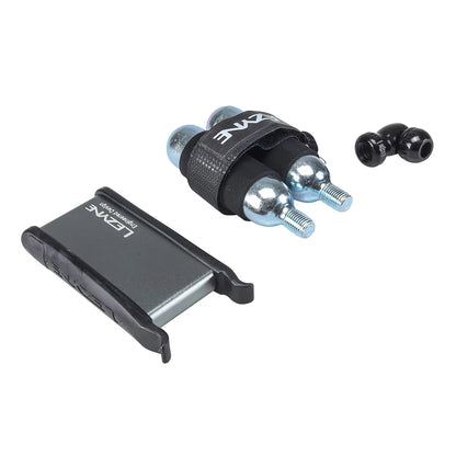 Inflador de CO2 LEZYNE TWIN KIT + cartucho de CO2 roscado