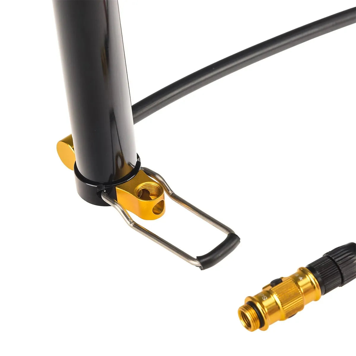 LEZYNE MICRO FLOOR DRIVE Bomba de pie compacta HP Negro