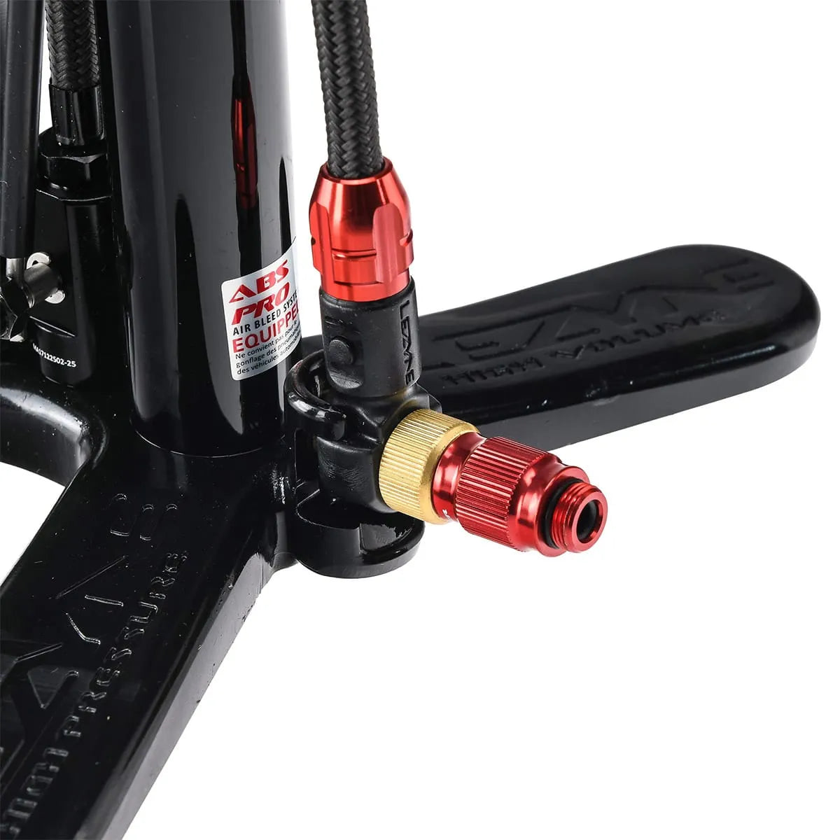 Bomba de pie LEZYNE PRESSURE OVER DRIVE Negro