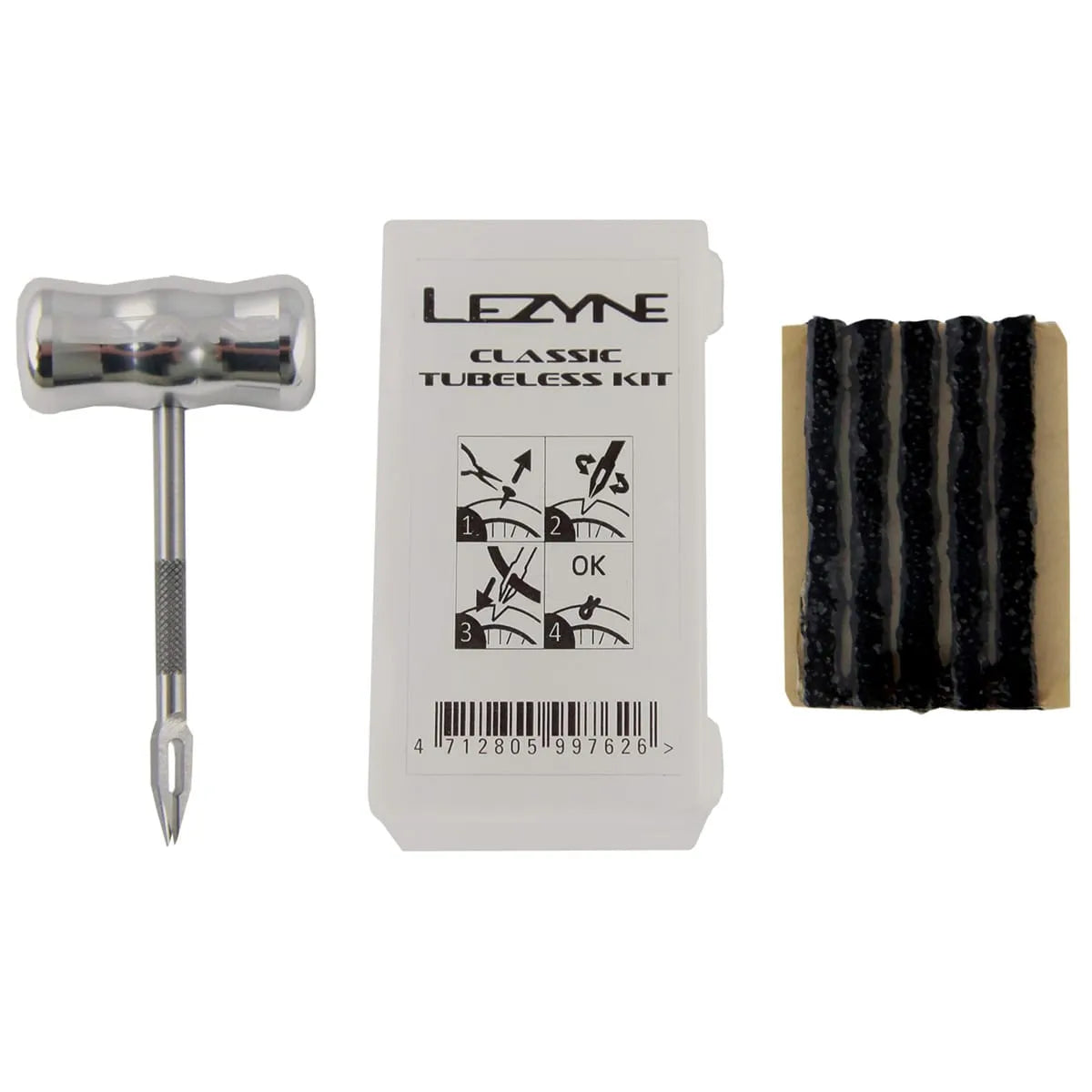 Kit de reparación Tubeless LEZYNE CLASSIC + 5 Mechas